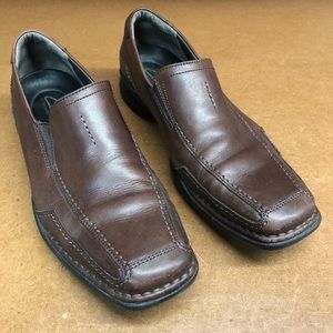 Clarks men’s brown casual dress shoes 10.5
